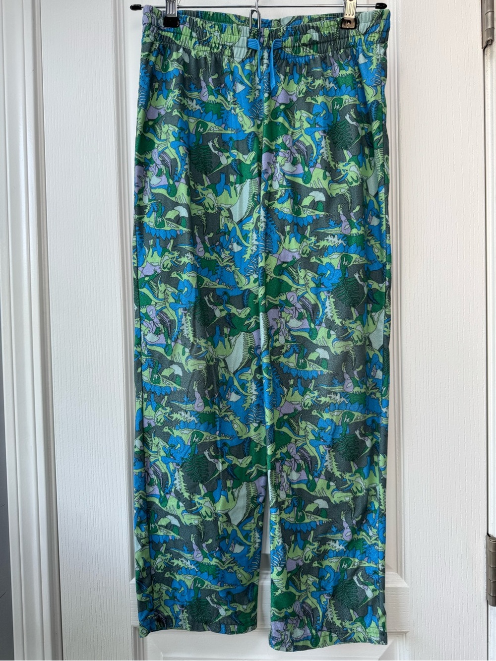 Cat & Jack Blue and Green Dinosaur Pajama Bottoms
